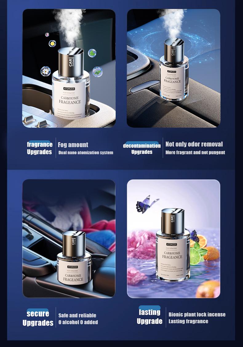 Car Mounted Fragrance Spray Perfume Essential Oil Diffuser Humidifier Intelligent Fragrance Large Capacity High Quality