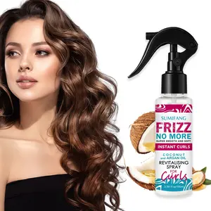 Curl Repair Spray Natural Hold Instant Curl 3.381 Fl.oz/100ML, Hair Styling Mist for Defined Curls, Quick Dry Formula for Salon-Style Results