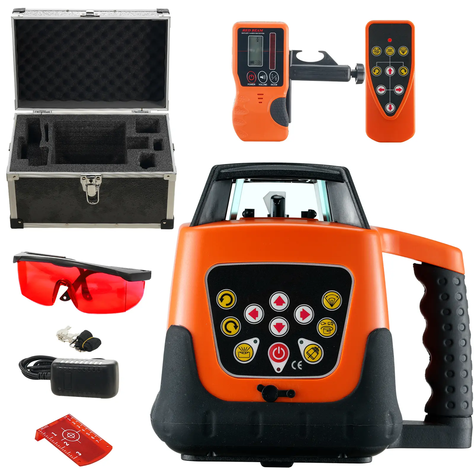 Laser Level, Self Leveling Red Cross Line Laser, ABS, TPE Construction