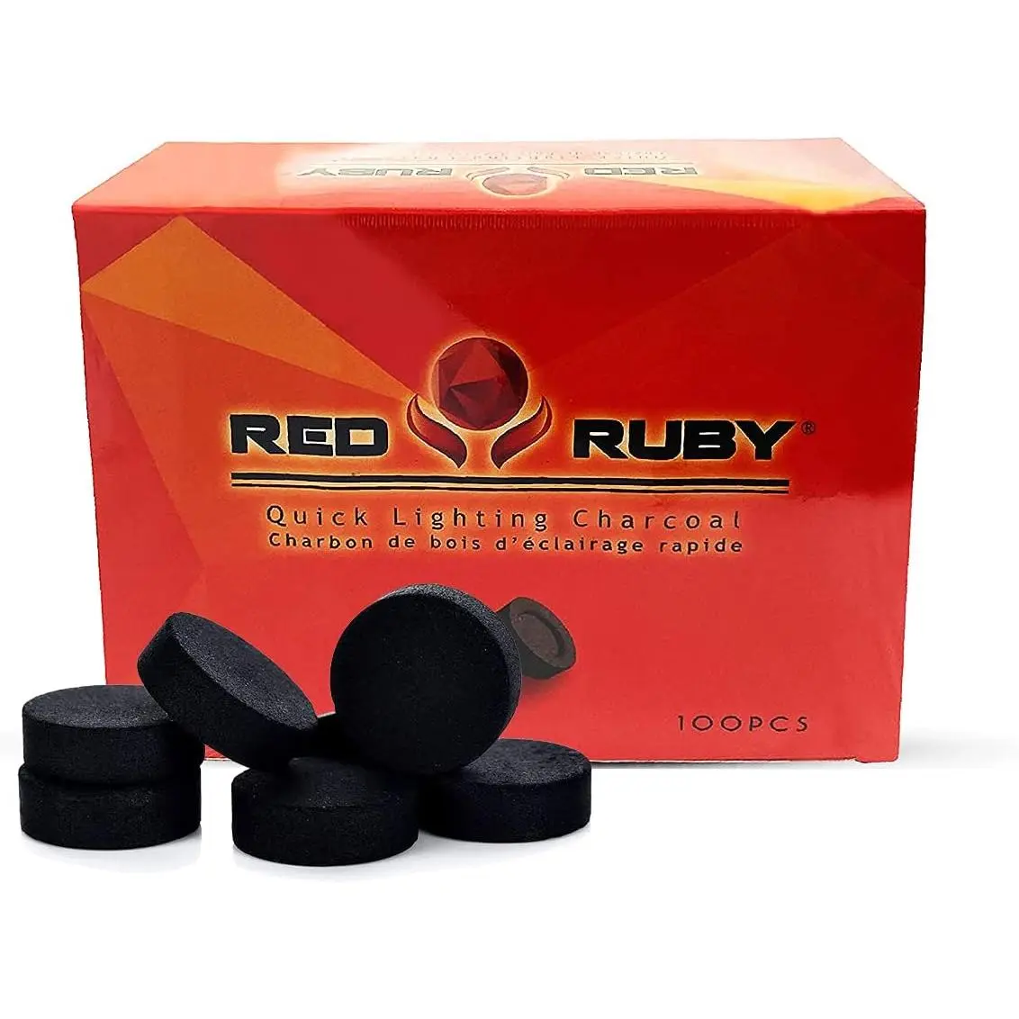 Instant Coals– Incense Disks – Tablets – Disks – 100 Coals – 33 mm Quick Briquettes – Slow Burn/Low Smoke