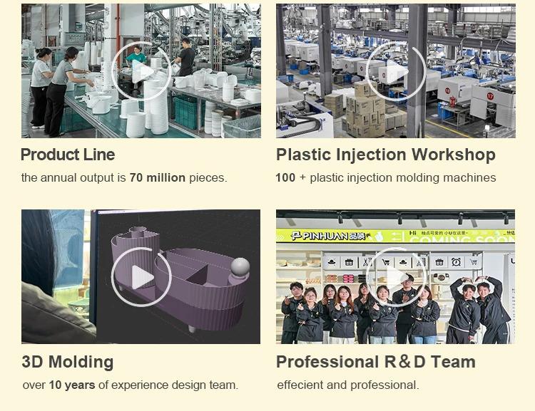 UFORU US Stock Modern Plastic Cereals Storage Rotating Dispenser 360° Large Airtight Rice Container Food Storage Box With Lid For Kitchen Pantry Organization