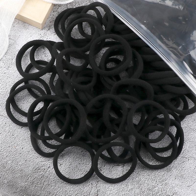 Women's Basic Hair Bands, 50 Pcs Simple Solid-Color Elastic Headbands, Hair Rope Ties, Hair Accessories Set and Ponytail Holders, Hair Accessory Set