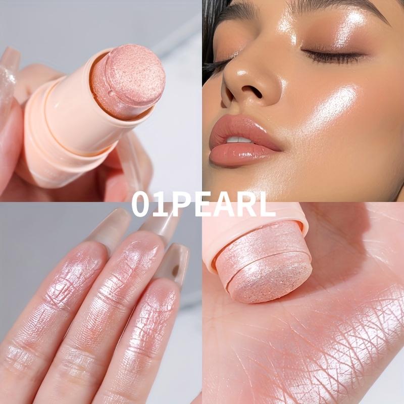 Jelly Highlighter Stick Waterproof and Sweatproof Long-lasting Brightening Party Holiday Gift