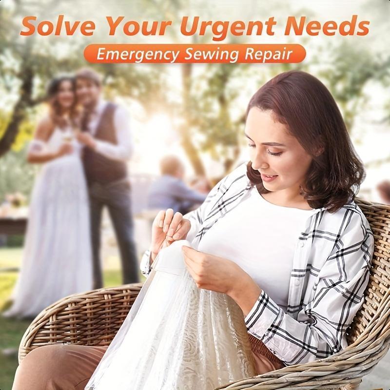 99pcs/set Sewing Kit With Case Portable Sewing Supplies, With Essential Sewing Supplies And Accessories, Accessories Contains Thread, Needles, Scissors, Needles, Measuring Tape, For Small Clothing Repairs, A Basic Travel Mending Set For Beginners And Pros