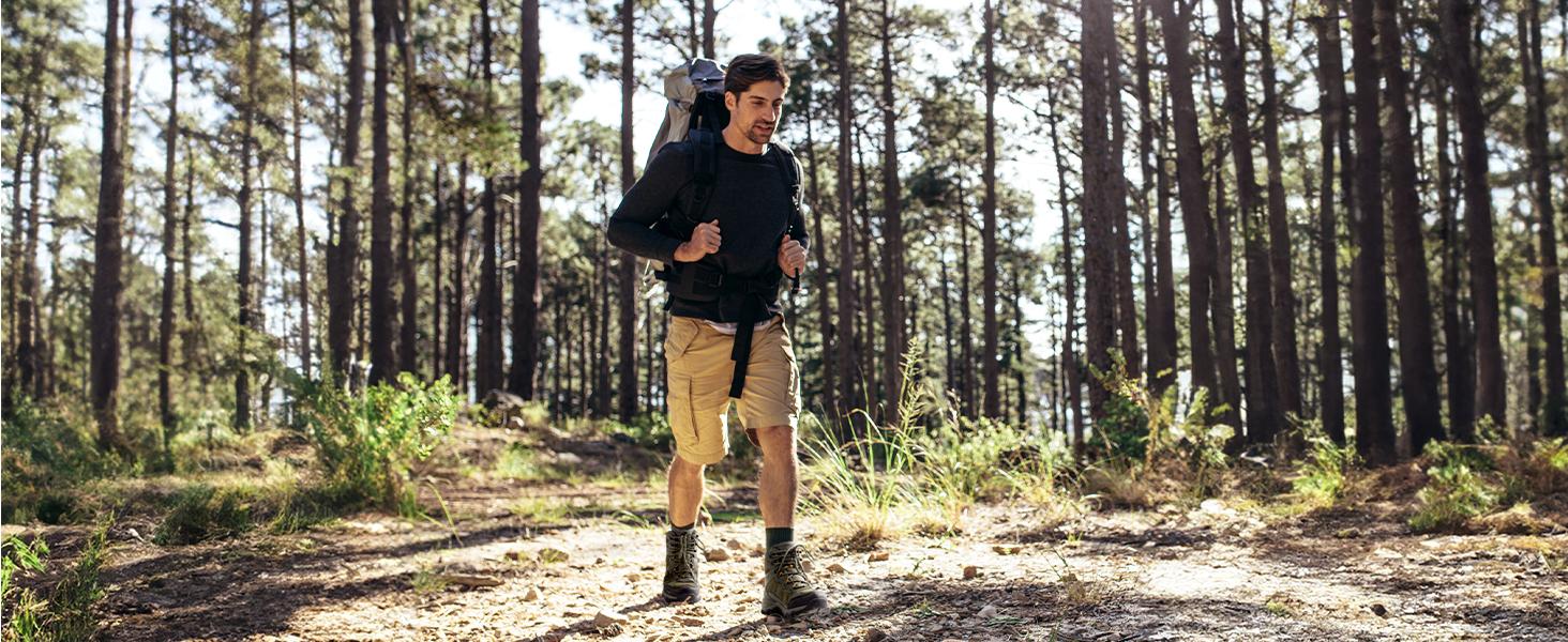 NORTIV 8 Men's Waterproof Hiking Boots Outdoor Mid Trekking Backpacking Mountaineering Shoes Adventure Camping Footwear NORTIV 8 Men's Waterproof Hiking Boots Outdoor Mid Trekking Backpacking Mountaineering Shoes Adventure Camping Footwear