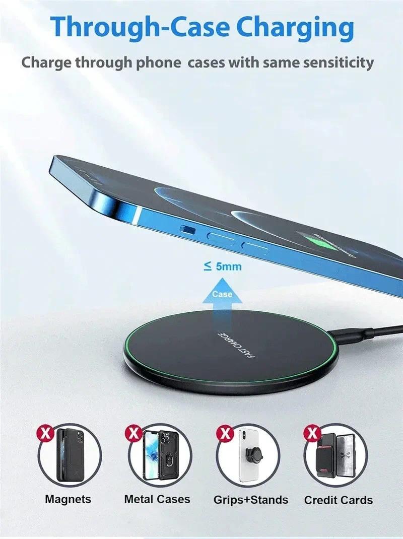 Wireless Charger Mobile Phone Chargers Pad Stand