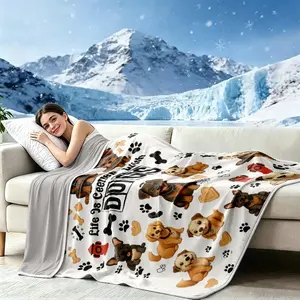 Ultra-soft, cool, skin-friendly, and breathable double-layer cooling blanket; printed, comfortable, lightweight blanket with natural cooling properties for summer air-conditioned rooms