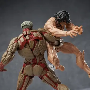 Eren Jaeger Action Figure Amazing Yamaguchi The Armored Titan Figure Attack On Titan Anime Model Toys