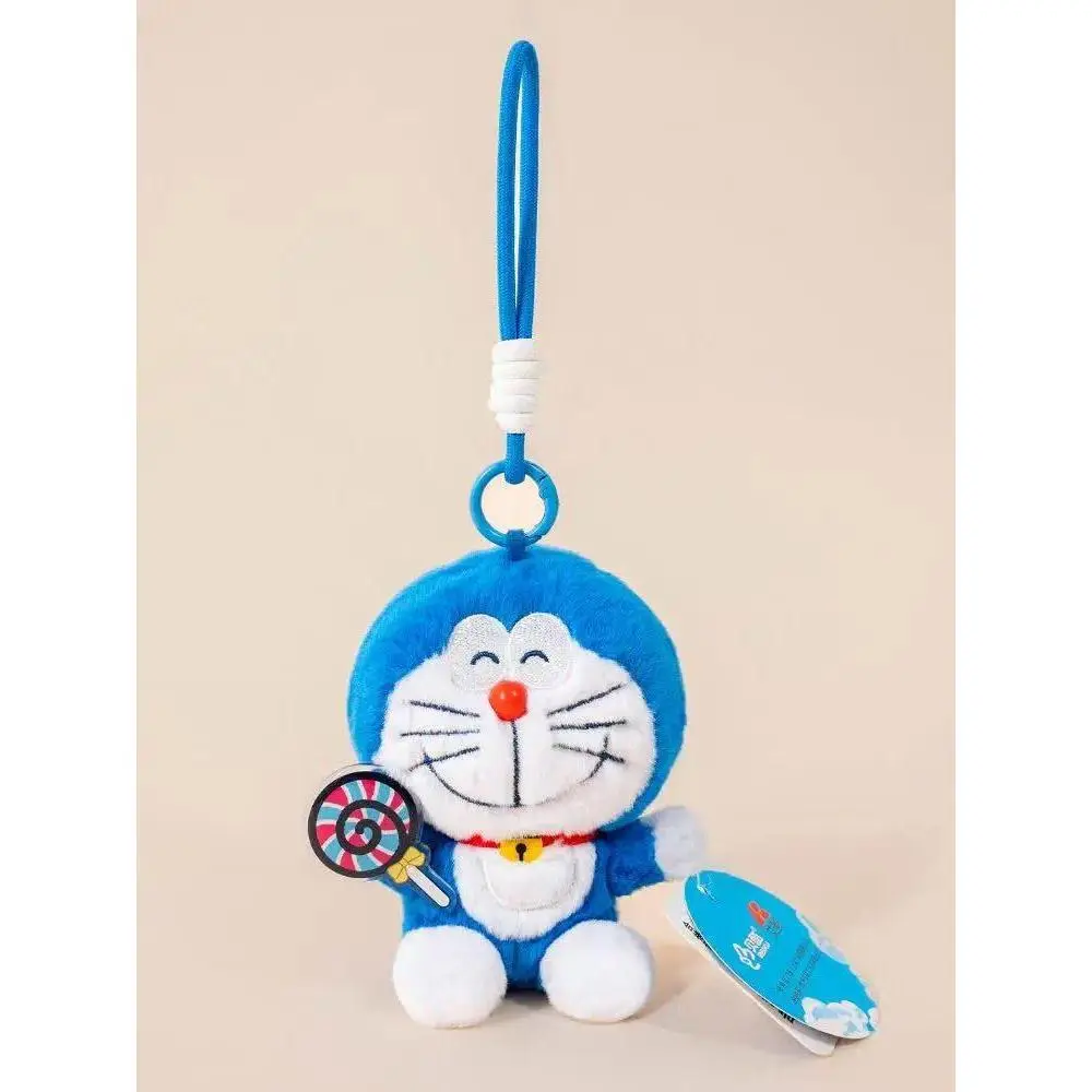 Latest Doraemon Pendant Kawaii Stuffed Plush Toy Handmade Doll Cartoon Fun Soft Cute Healing Creative Cute Birthday Gift Doll