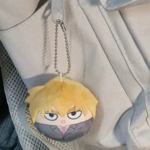 Cute Mob Psycho 100 Anime Plush Doll Keychain Dimple Mob Reigen Master Puppy Bag Pendant Soft Stuffed Toy Home Decor Gift