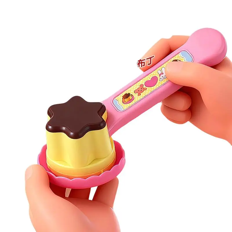Strawberry Jelly Pudding Feeding Set, Role-Playing Toy Set, Japanese Kitchen Game, Fun Playset for Kids, Educational & Creative Toys