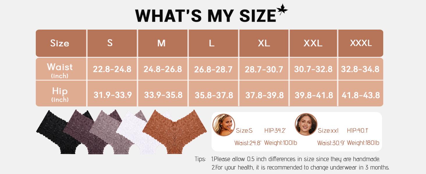 Sexy Underwear Panties for Women Cheeky V Waist Lace Boyshorts Lingerie Plus Size Underwear Gift Wife Women 5 Pack