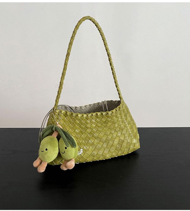 MLS6253 Hand-woven Underarm Bags for Women 2025 New Retro Portable Shoulder Bags Big and Small Bags
