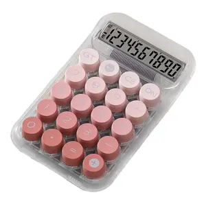 Mechanical Desktop Calculator with Display - Battery Powered Calculator Accounting Supplies for School Student Office