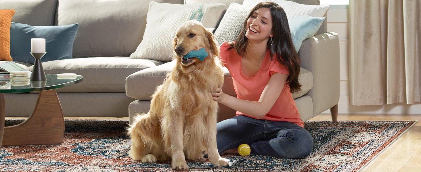 2x6 Washable Hallway Runner Rug:Oriental Indoor Rugs Vintage Door Mat Non Slip with Backing Low Pile Thin Carpet for Bedroom Living Room Bedside (2x6 Brick/Blue)