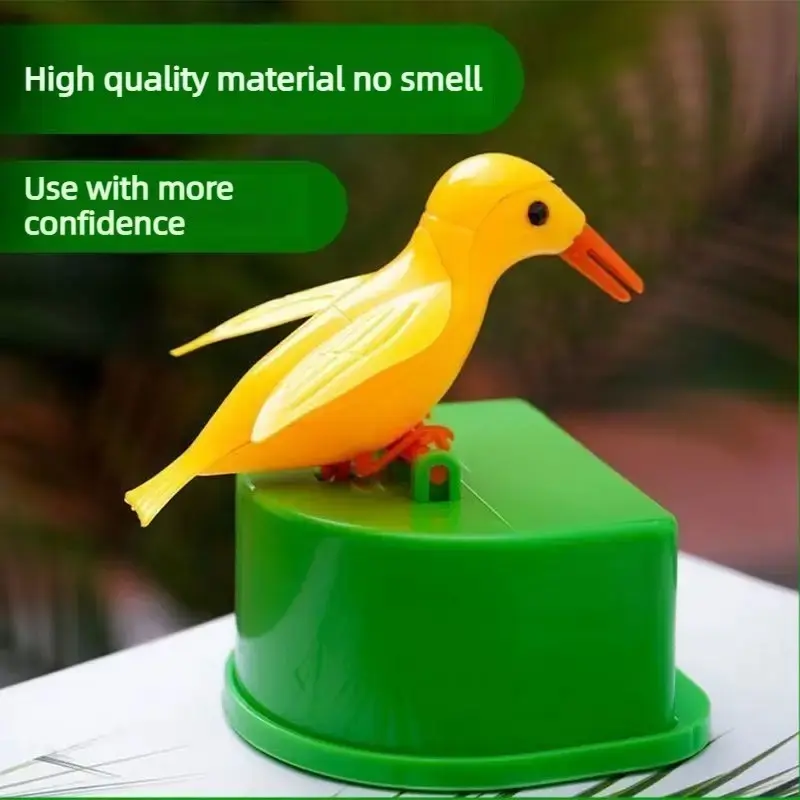 🐦 The "Pecking Bird" Dinner Hack ｜ Aesthetic Automatic Woodpecker Toothpick Dispenser ［Oddly Satisfying Clean, No Messy Boxes］