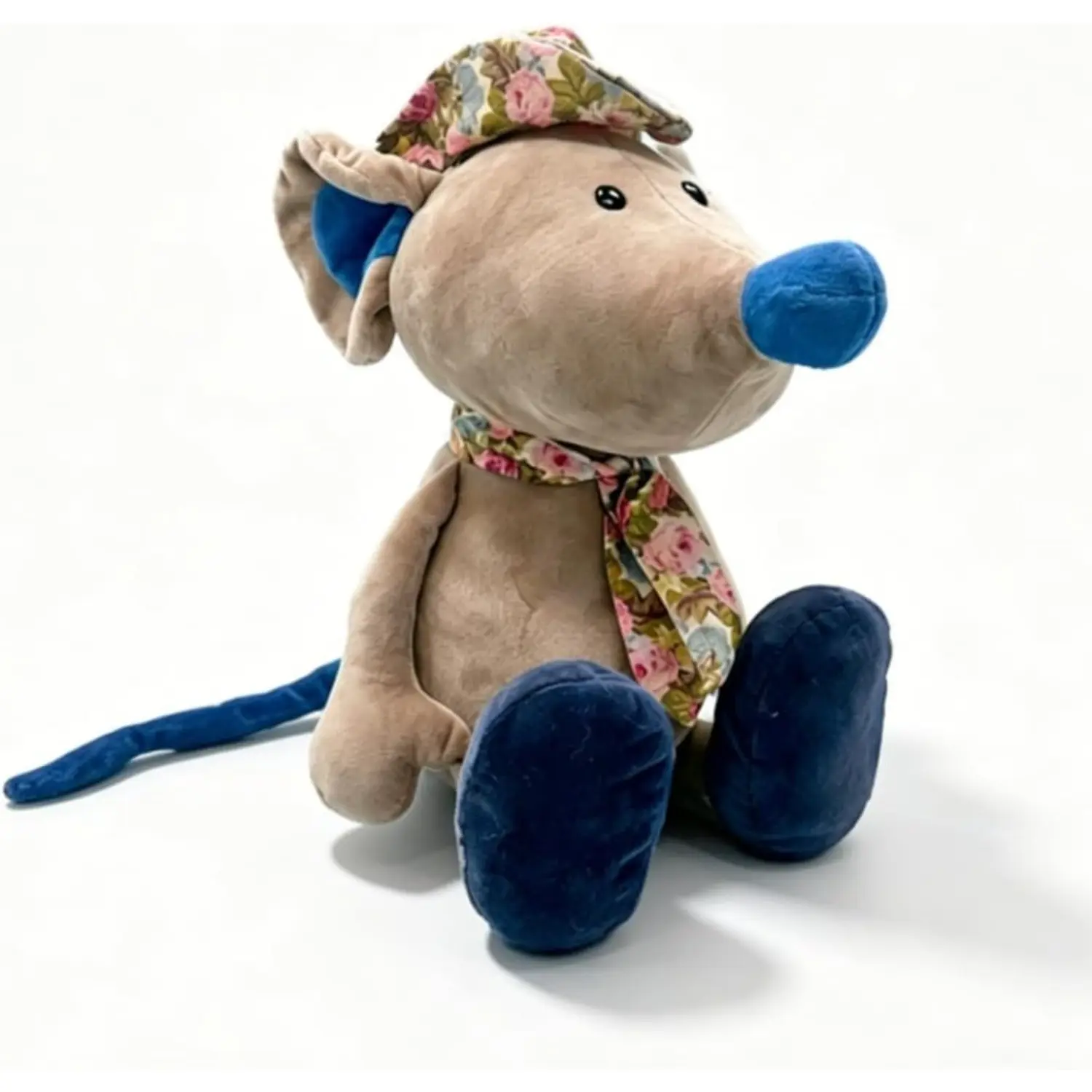 Floral Mouse Plush Toy, Rat Stuffed Animals Couple Mouse Plushie Doll | Couple Mouse Doll Mouse Plush Toys with Floral Hat Tie Soft Mouse Stuffed Animal Valentine's Day Birthday Gift for Boys Girls