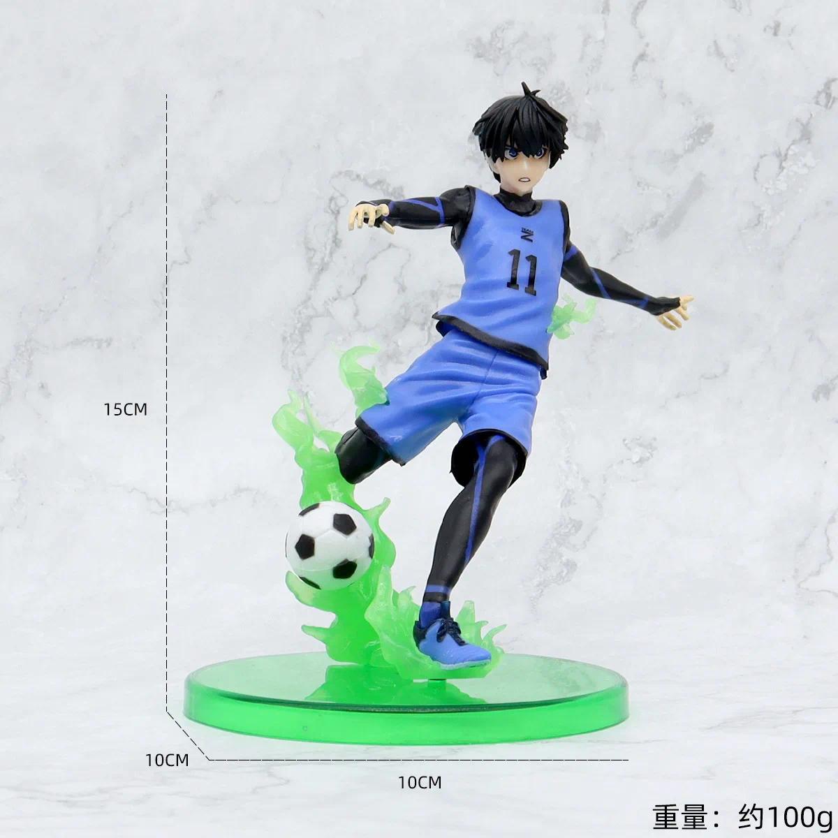 Captain Tsubasa Anime Figures Doll Isagi Yoichi Nagi Seishiro Bachira Meguru Mikage Reo Action  Model Toys for Children Gift