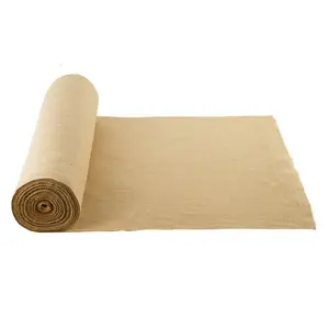 VEVOR Burlap Fabric Roll, 36"x 150 ft 50x 50 High Density Wide Natural Burlap Fabric Rolls, Jute Fabric Burlap Tree Wrap Roll, for Decor, Crafts, Wedding, Gardening, Plant Tree Winter Covering