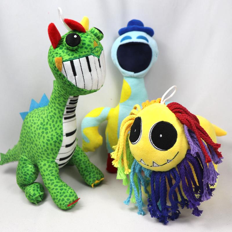 Nightmare critters bobby 4 green dinosaur big lion plush toy doll for children