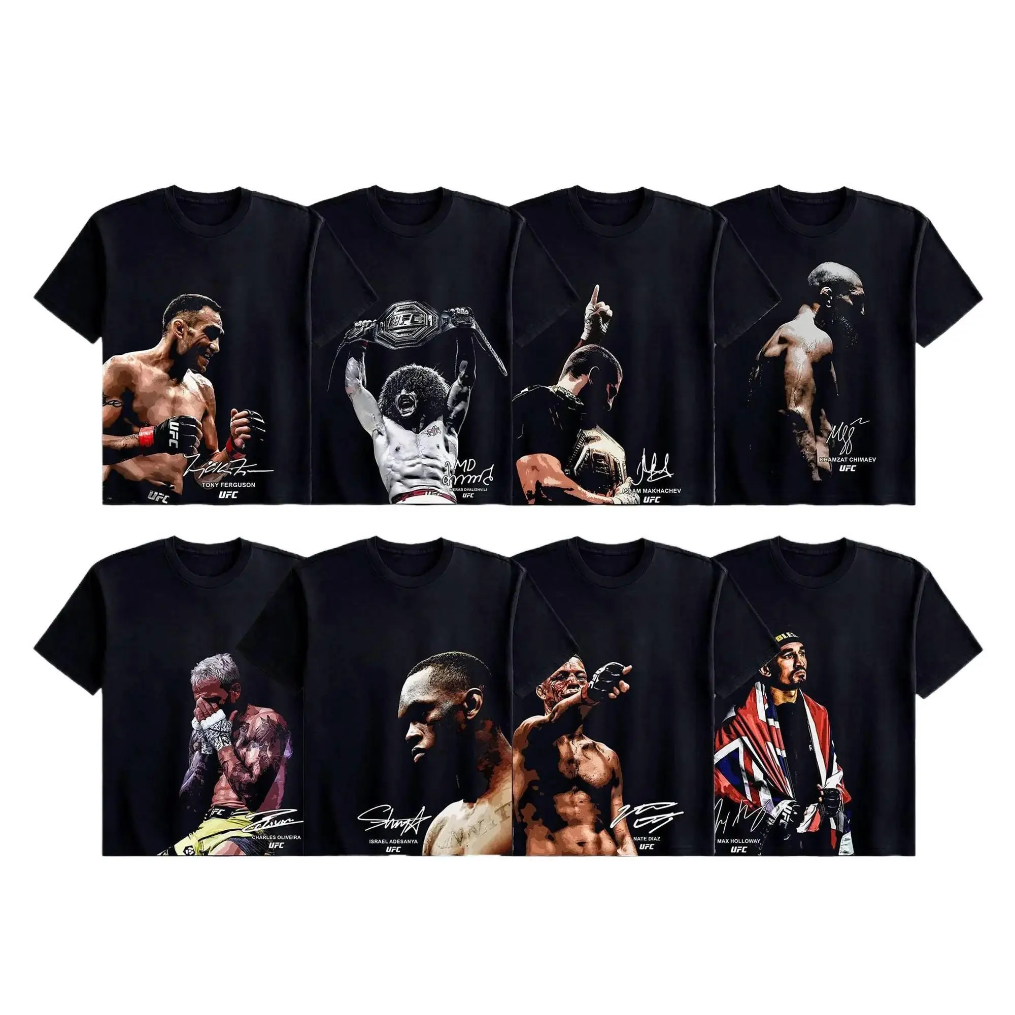 [Sale Up To 50%]UFC Fighters Collection Tee, UFC Fighters Tshirt MMA Fan, UFC MMA Tee, UFC Champions Sports Shirt, Gift for Him Gift For Her fit t-shirt male clothing