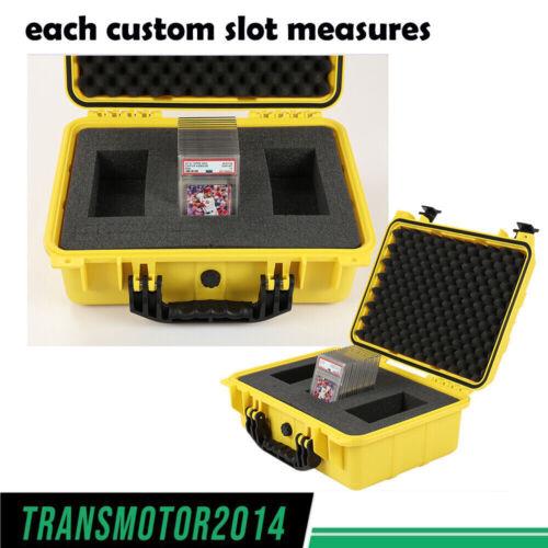 150+ Graded Card Case Storage Box Holder Sports Trading Card Weatherproof Upgraded Version Organiser Waterproof Magnetic Security