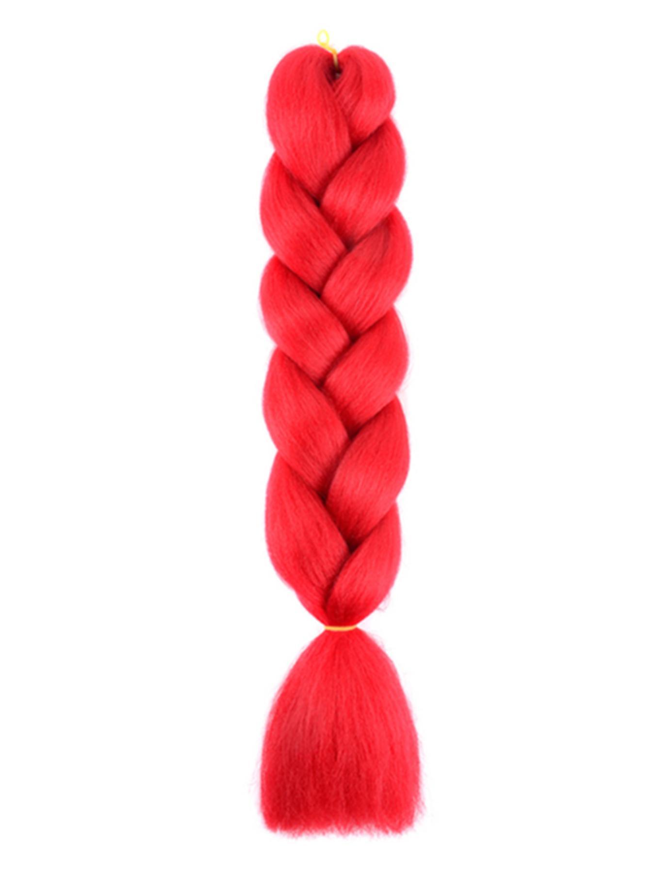 Jumbo Box Braiding Hair Extensions, Colorful Braiding Hair, Synthetic Rainbow Colors Braiding Hair for Women Girls Cosplay Party, Knotless Box Braid