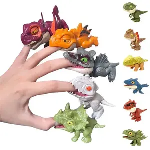 5/10PCS Finger-Biting Dinosaur Toys| Movable Joints Simulation Model for Kids Educational & Christmas Gifts