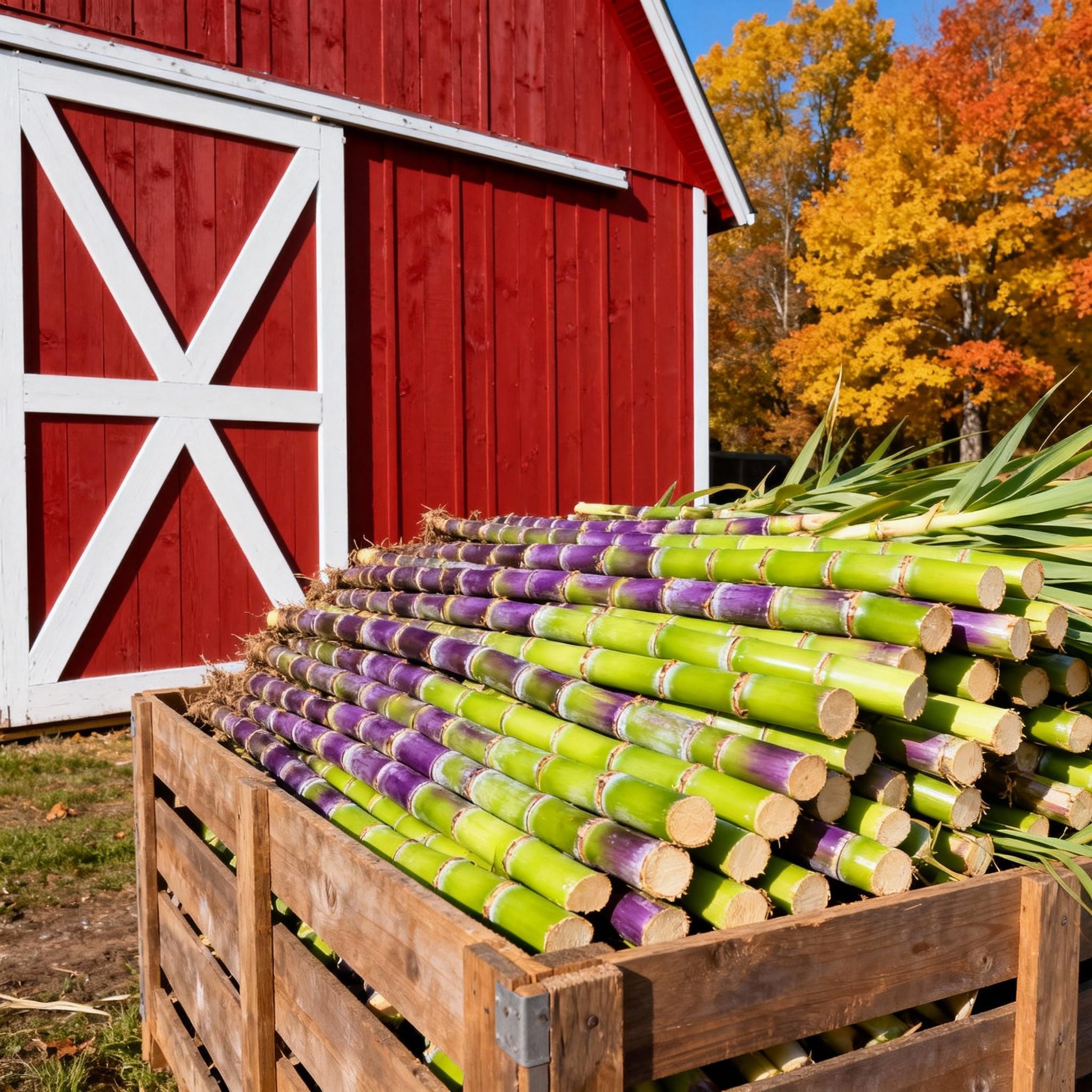 Sugarcane seeds – easy to germinate and grow, making them an ideal choice for home fruit tree planting.
