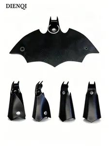 Key Chain Leather Black Bat Pendant Keychain Metal Car Keys Keyring Unisex Halloween Accessories Brand Key Chain Unisex Key Bag Multifunction Organizer Wallet Holder Smart Housekeeper Car Small Key Case