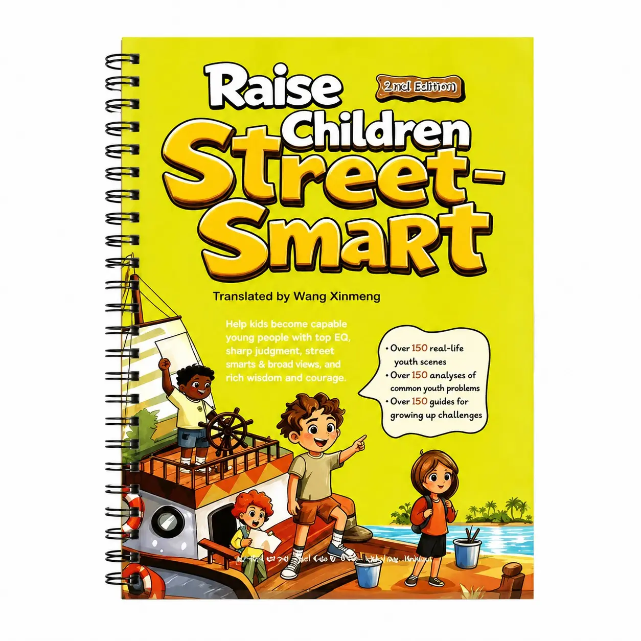 Streetwise Growth Guide Second Edition, A5 Spiral Bound Life Skills Book, 150+ Real Scenarios, Eq Boost, Independence, Social Awareness, Gift Idea