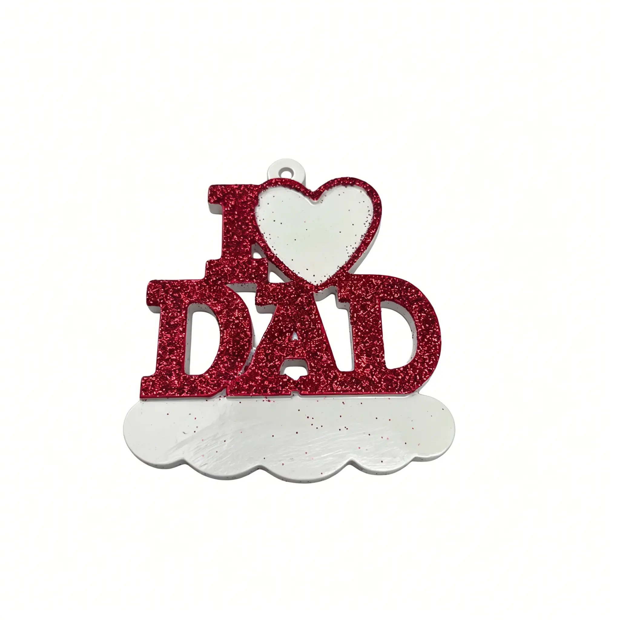 Creative Resin Christmas Tree Ornament, DIY Handwritten Name Blessing, Cute Personalized Holiday Gift, Hand-Painted Glitter Decorations