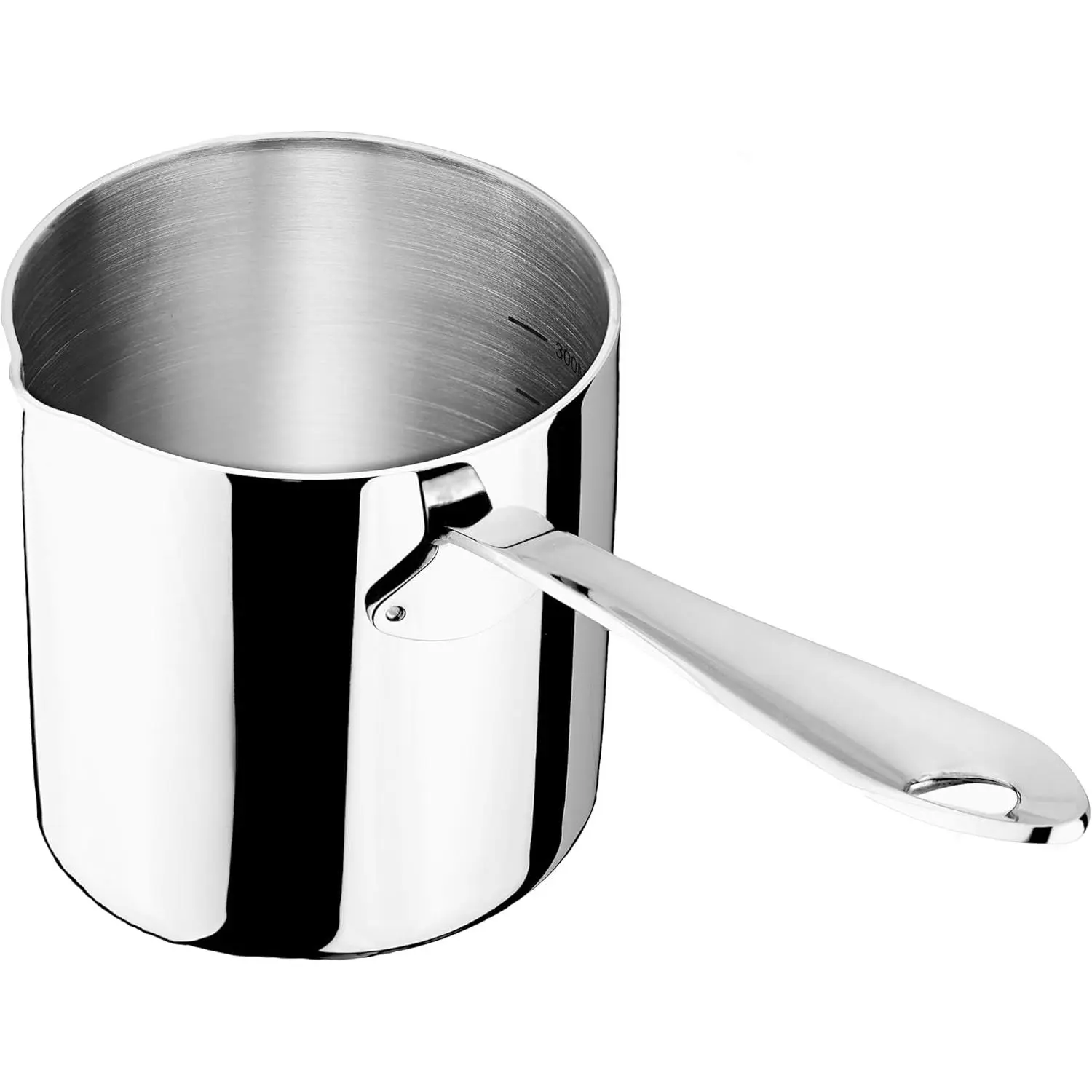Turkish Coffee Pot Milk Warmer Pot 18/10 Stainless Steel Mini Saucepan 10oz/300ml