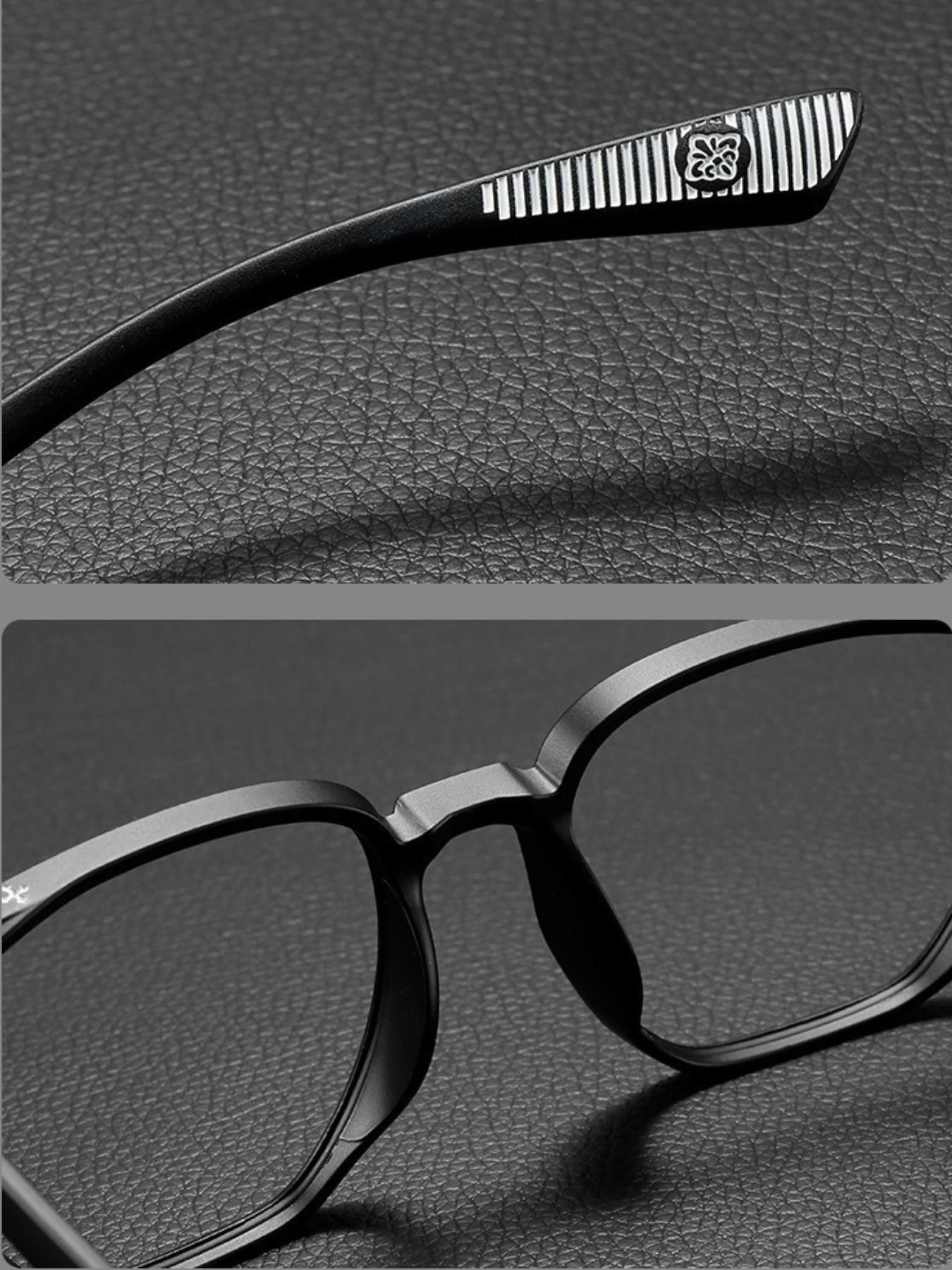 Unisex Vintage Style Eyeglasses, Trendy Casual Full Rim Eyeglasses for Everyday Use, Fashion Accessories for Outdoor Activities