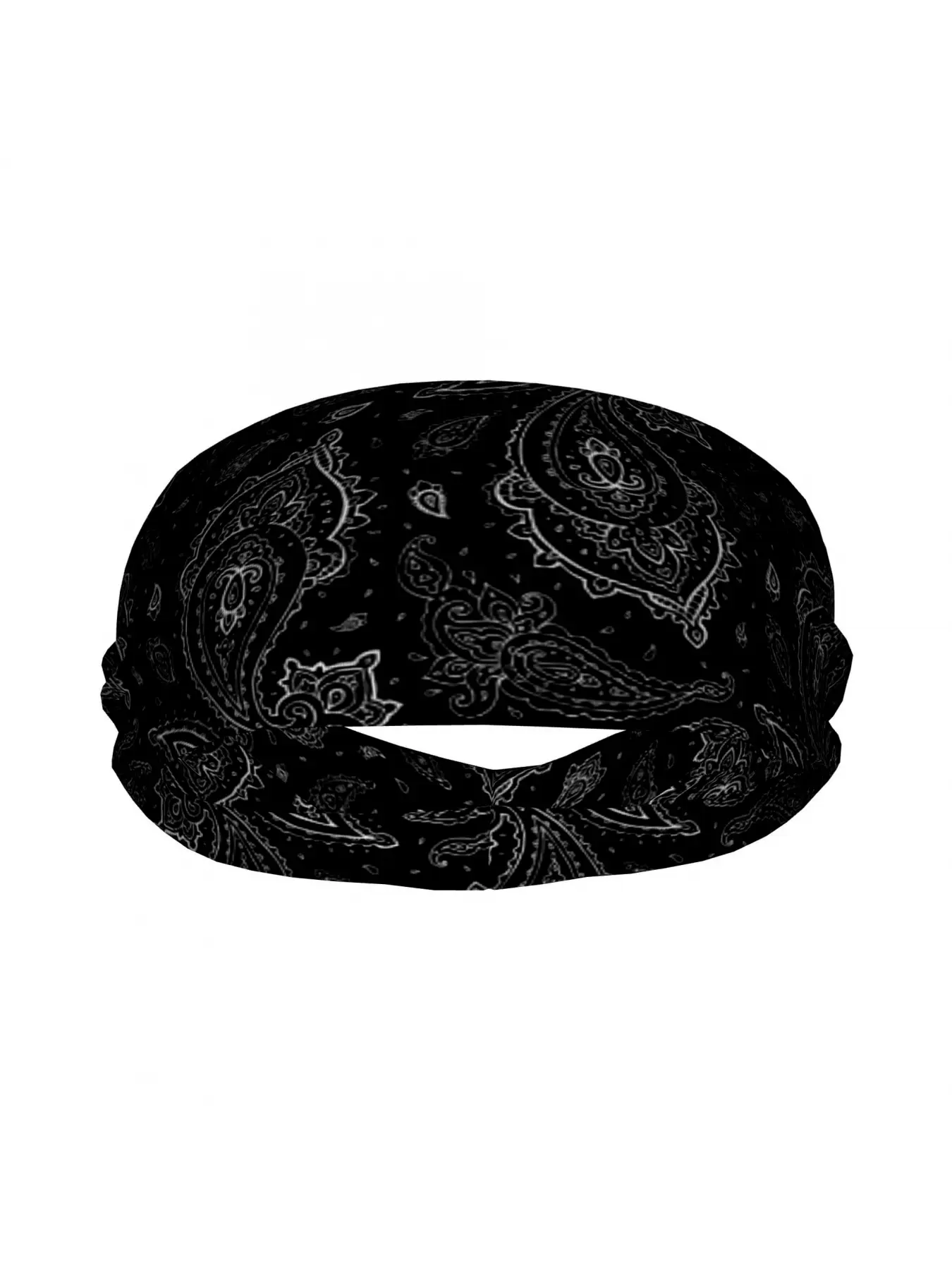 Cashew Flower Unisex Sports Headband - Sweat-Wicking, Stretchy & Breathable Polyester, Perfect for Yoga, Gym, Running & Outdoor Activities.