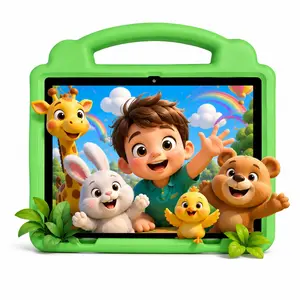 Android Tablet Learning & Entertainment Machine, Anti-Drop Case, iWawa Software, No Adapter Needed, Holiday Gift Option, Protective Cover & Accessories