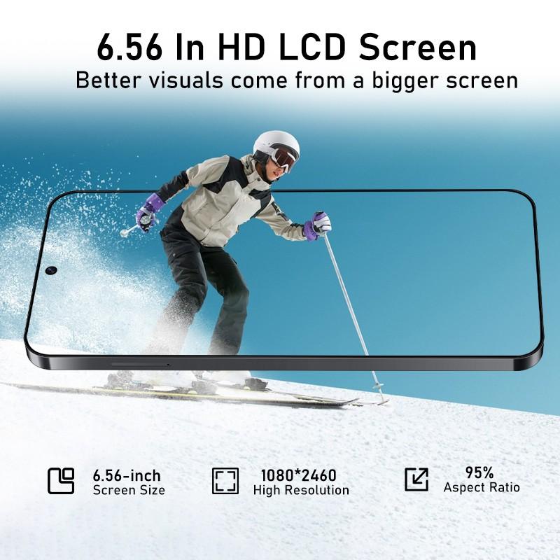 S25 Ultra Unlocked Android Smartphone, 6.56-Inch Screen, Dual Sim Slot, Quad-Core Cpu, 4g Network, 3+64GB RAM, 2850mah Battery, Touch Pen Included