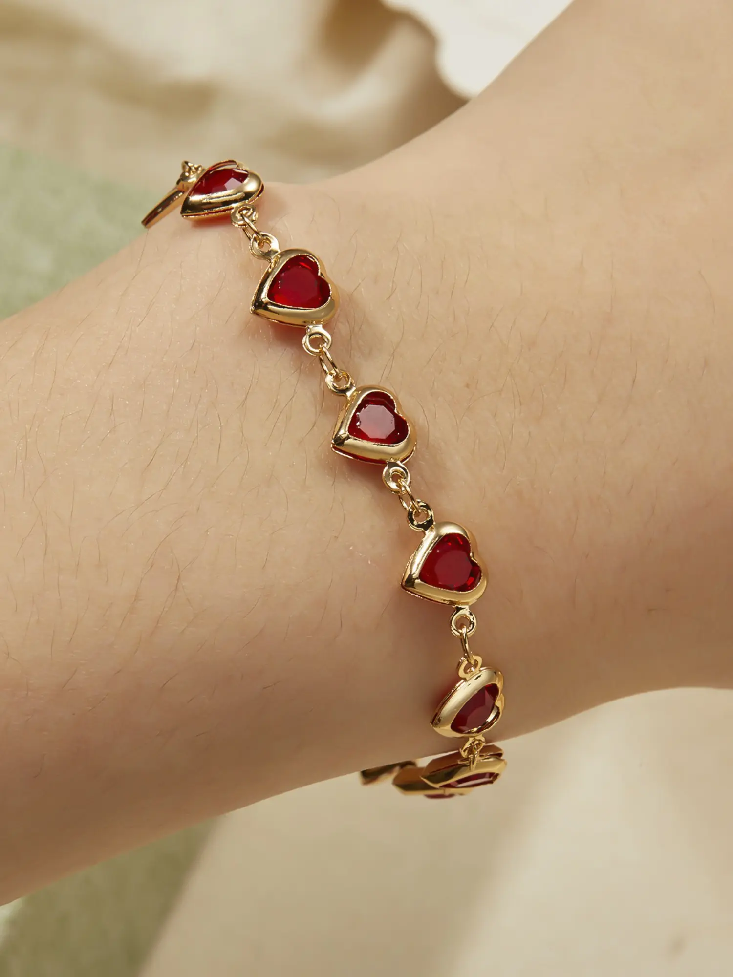 Elegant Heart Diamond Bracelet for Women, Unique Design Luxury Accessory, Versatile Fashion Jewelry, High-End Handmade Charm, Exquisite Trendy Bracelet, Pretty Bracelet