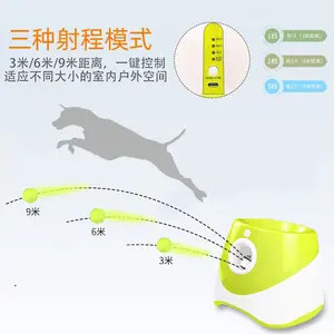 Pet Ball Launcher Machine Outdoor Dog Toy Elastic Tennis Ball Dog Walking Gadget Automatic Ball Throwing Machine