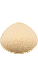 Silicone Breast Form Triangle Mastectomy Prosthesis Bra Pad Enhancer Only 1 Piece