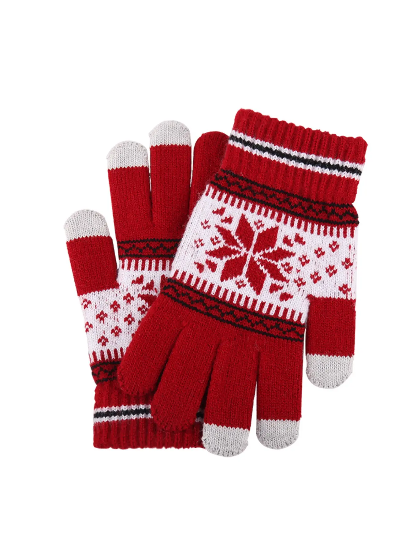 New Knitted Touchscreen Gloves for Men and Women, Warm Winter Anti-Cold Christmas Magic Adult Gloves