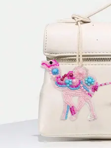 Handmade Beaded Bag Charm, Camel Animal Pendant, 6 Fashionable Choices, for Handbags, Backpacks, Keys, Luggage Tags, Gift Idea