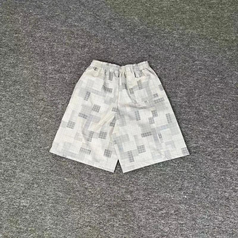 Kyn Apparel Summer Style Casual Fashion Camouflage Breeches Men Women Best Quality Inside Mesh Grey Checkered Shorts