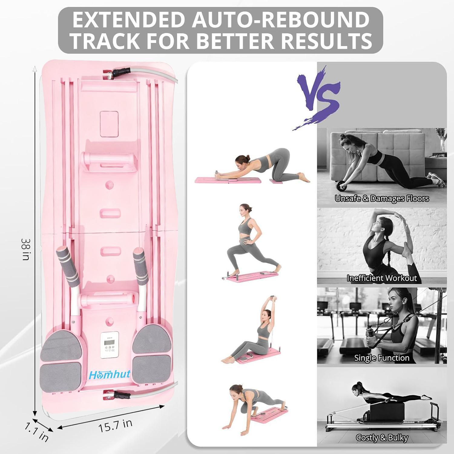 4-in-1 Fitness Board Home Full Body Training Multi Mode Free Selection One-Step Fold Durable High Load Bearing Adjustable Angle
