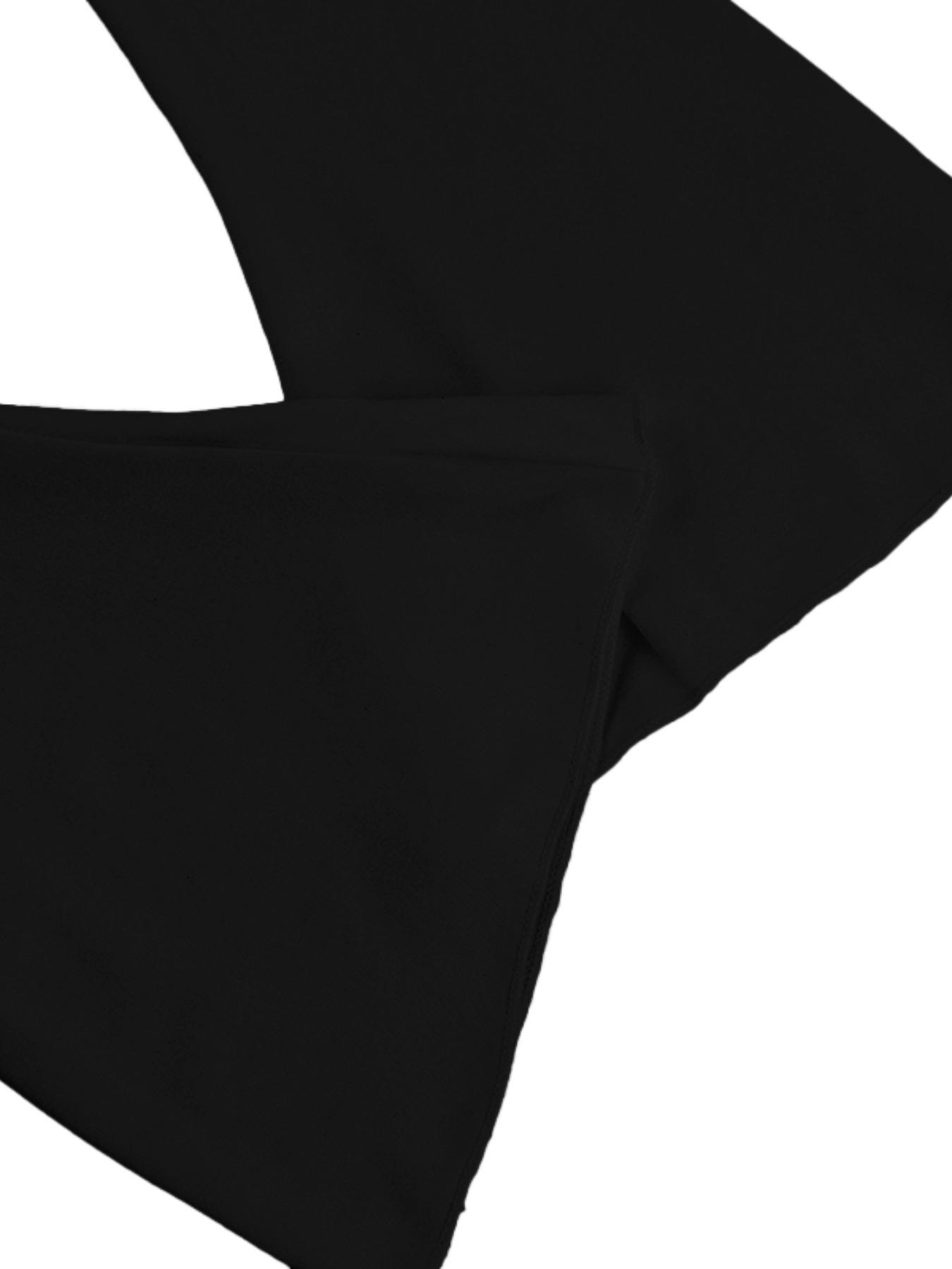 Women's Contrast Lace Button-Front Flounce-Sleeve Tee Blouse, Elegant Deep V- Neck Scallop Trim Long Sleeve Top for Spring & Fall, Ladies Clothes for Daily Wear