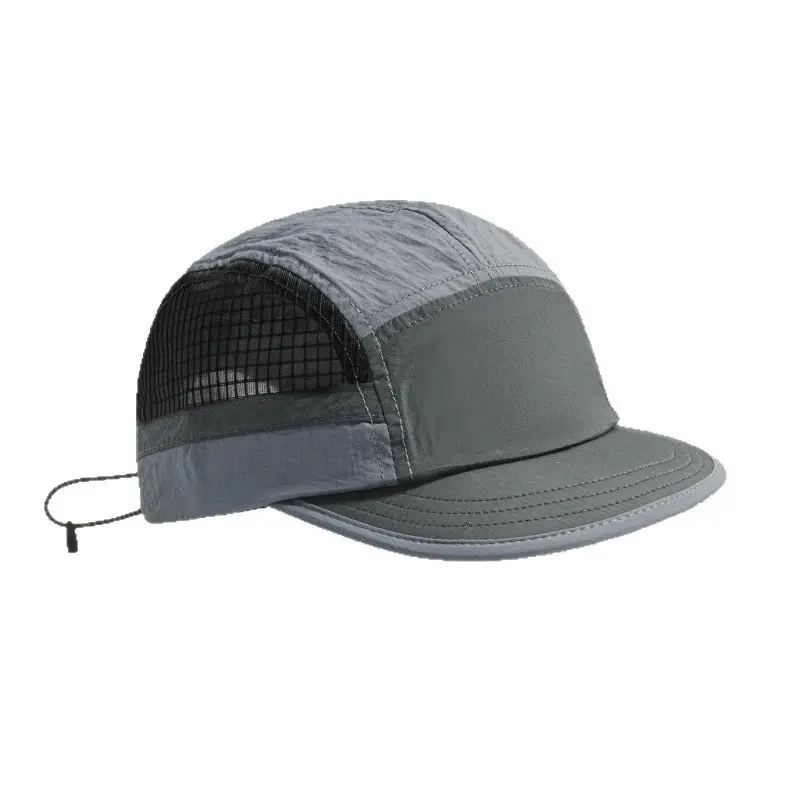 Structured Mesh Baseball Cap for Men & Women, Lightweight Quick-Dry Sports Hat with UV Sun Protection for Summer Outdoor Running, Black Cap, Cool Hat, Mesh Fabric, Quick-Dry Sports & Outdoor Hats