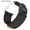 Compatible with Apple Watch Ultra Band Smart Watch Strap - for Men Comfortable Soft Nylon Sport Loop with Magnetic Hook Lock-Buckle for iWatch 49mm(Ultra3/2),46mm(Series 11/10),45mm(9/8/7),44mm(SE3/2/SE/6/5/4),42mm(3/2/1) Smartwatch Accessories