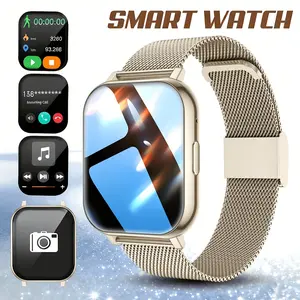 2026 New Smartwatch, HD Touchscreen, Unisex, Fashion Design, Health Monitoring, Step Tracking, Bluetooth-compatible, Compatible with iPhone and Android