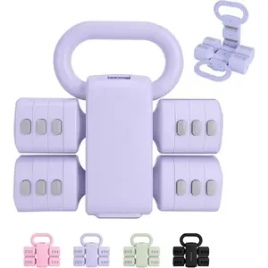 Adjustable Dumbbell Set of 2, 4 in 1 Free Weights Dumbbells Set for Women with  Adjustment, Each 2lb 3lb 4lb 5lb Hand Weights Set for  Gym & Outdoor Exercise