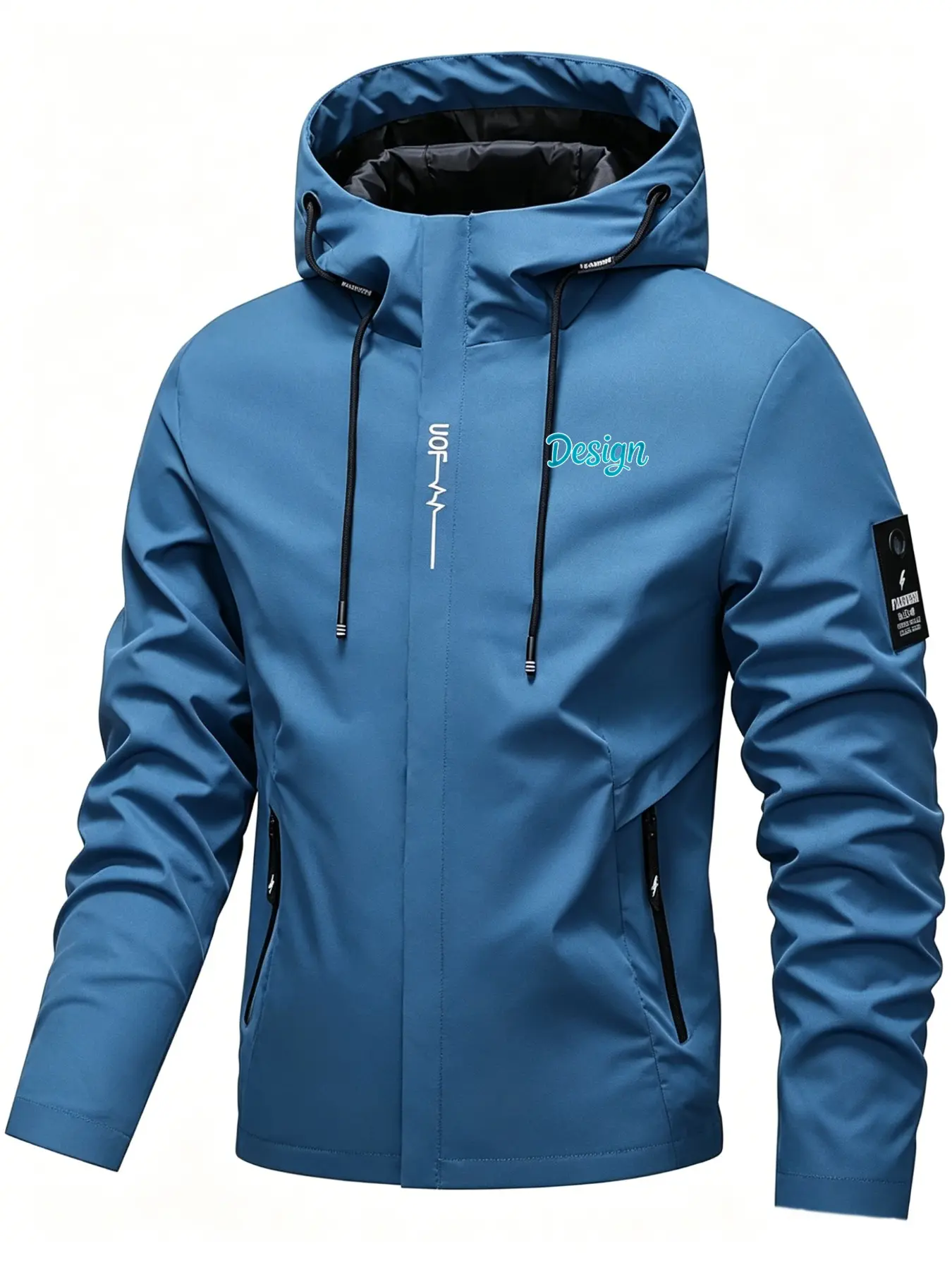 Outdoor Essential Tactical Style Jacket, All Season Windproof Waterproof, High Stretch Breathable, Ideal for Hiking School Work, Casual Outdoor Jacket